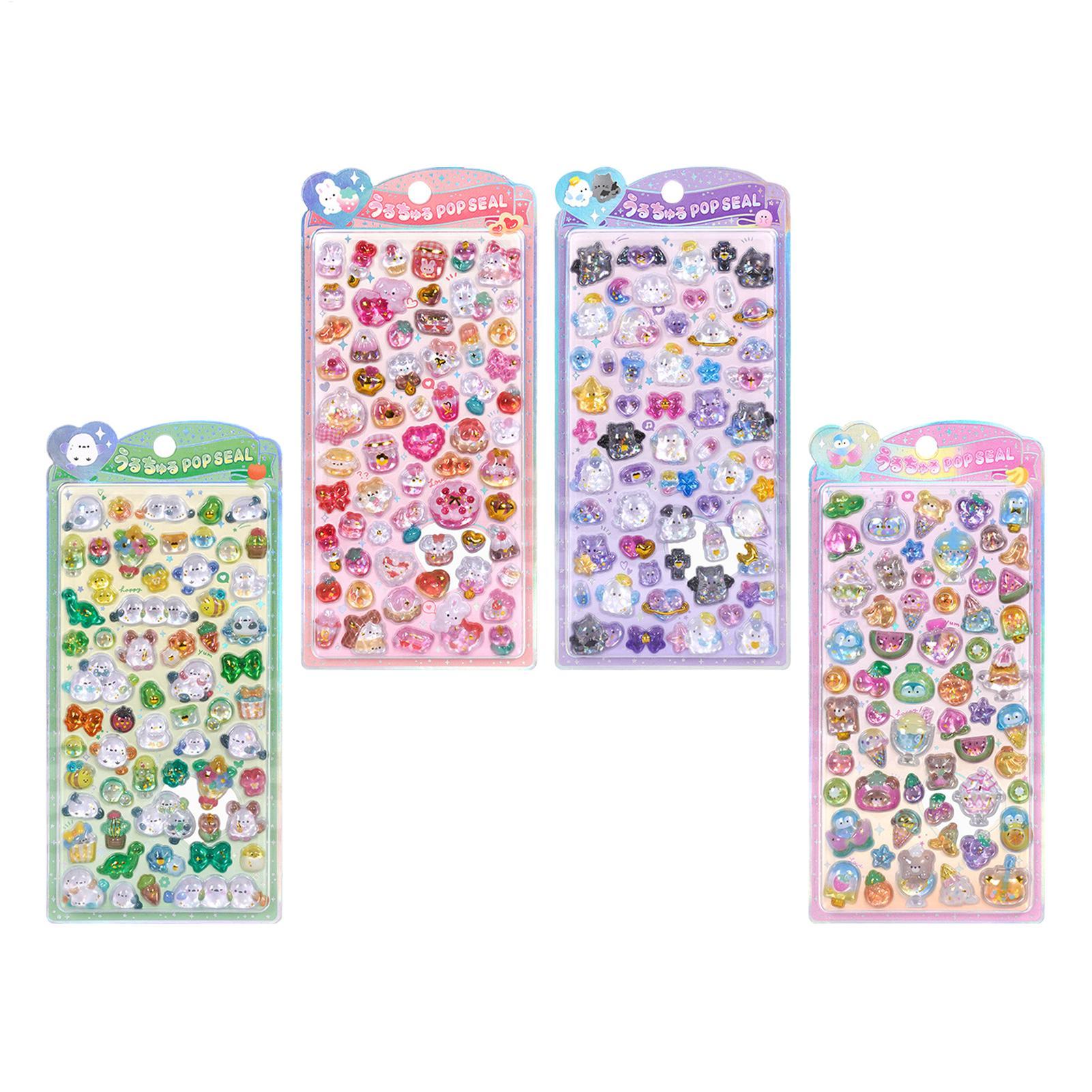 Resin Glitter Pack - Confezione di adesivi carini Adesivi glitter